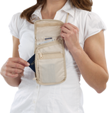 Smooth Trip RFID-Blocking Neck Wallet