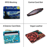 Monet Water Lily Pond & Japanese Bridge Slim Wallet