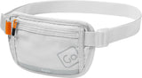 Go Travel Money Belt RFID Waist Wallet - Grey