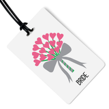 Bride Luggage Tag w/ Black Strap