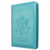 Anti-theft Anti Scanning RFID Multi-function Wallet Passport Holder: Black