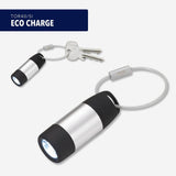 Troika Eco Charge, LED Keychain, re-chargeable via USB: Default Title