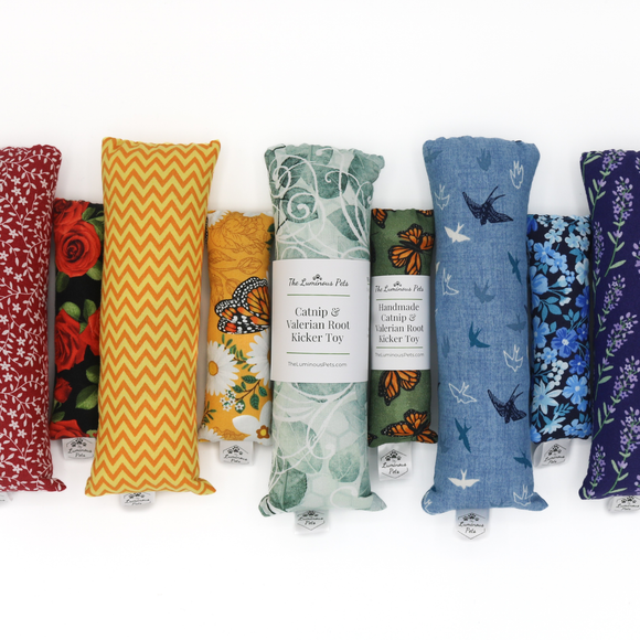 Assorted Prints | Catnip and Valerian Root Cat Toys | Kicker: Large