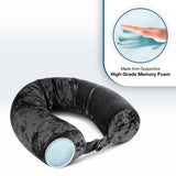 Cloudz Flex Multi Use Memory Foam Travel Pillow - Grey