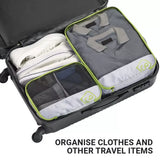 Go Travel Set of 2 Deeper Packing Cubes (Green)