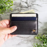 Obsidian Black Slim Wallet