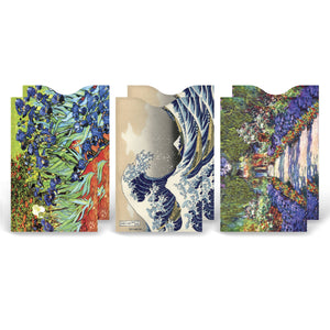 Set Of 6 - Fine Art 3 Credit Card Sleeve