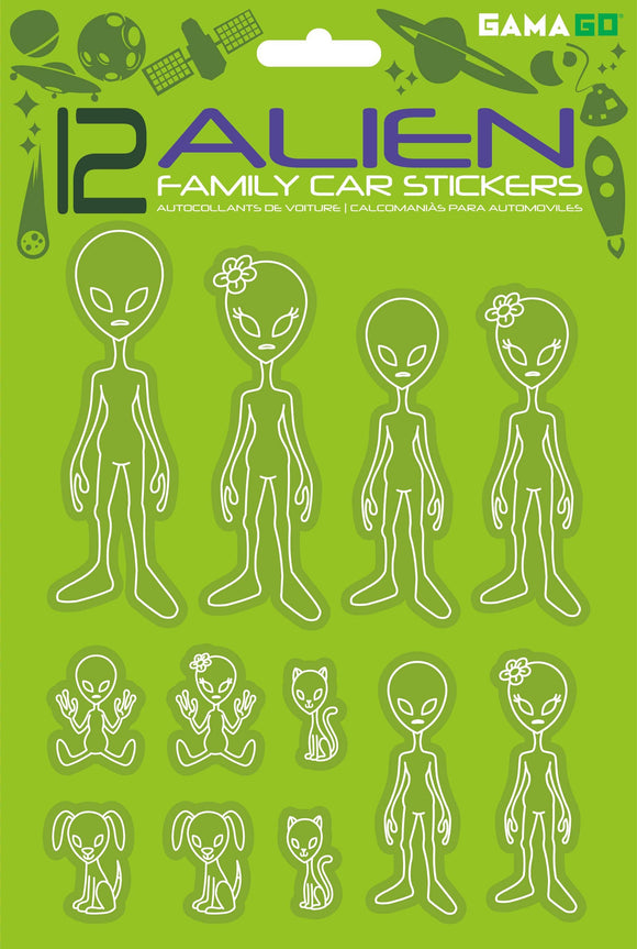 Alien Car Stickers