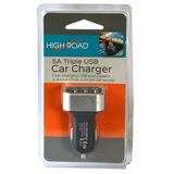 High Road Triple USB Car Charger