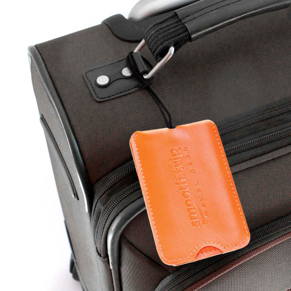 Smooth Trip Slide ID Luggage Tag - Orange