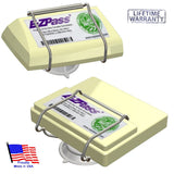 EZ Pass-Port™ Unbreakable Toll Pass Holder for NEW and OLD E-Z Pass, I Pass, PalPass, Fastrak, NC Quick Pass & more